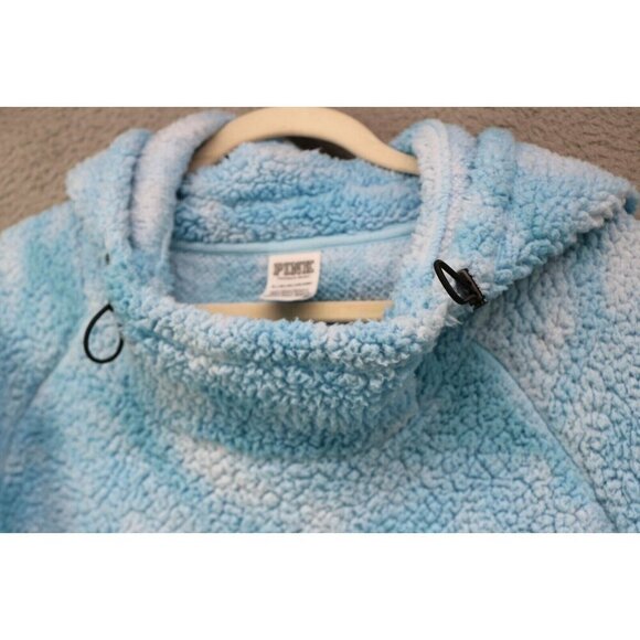 Pink by Victoria's Secret Plush Fleece Pullover Hoodie-XL-Oversized - Picture 5 of 13